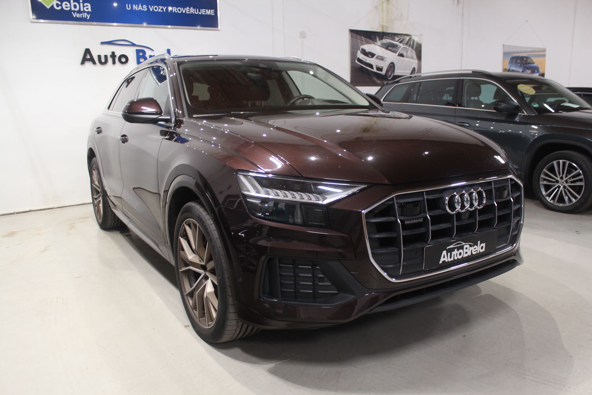 Audi Q8 3.0 50 TDI DSG QUATTRO 210kW ČR Model 2020 Matrix Tažné  360″ kamery  Info display  Klima digitál - AutoBrela obrázek